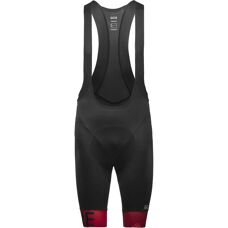 GOREWEAR C5 Opti Bib Shorts Plus - Schwarz/Rot - Trägerhose
