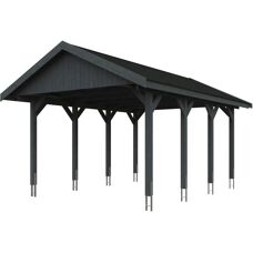 Skanholtz Wallgau Carport - Imprägnierter Holz, 430x600cm