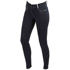 Pantalones de niña Covalliero Basicplus con grip total Azul