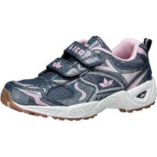 Scarpe da interno per bambini LICO Argento Rosa con velcro