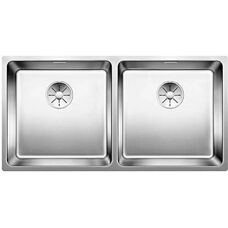 Blanco Andano Dubbel Rvs Inbouwwasbak - Keukenspoelbak