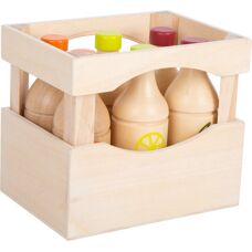 Small Foot Contenitore per bottiglie in legno - Giocattolo