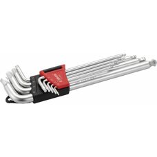 Cimco Hex Key Set - 9 Piece, Extra Long, Hardened Steel