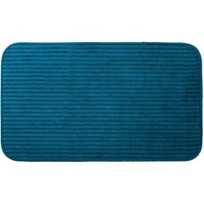 GÖZZE Berlin Polyester Blue Rectangular Bath Mat - Bath Mat