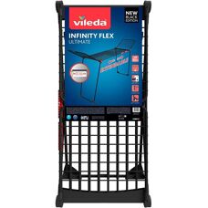 Vileda Infinity Flex Szárítógép - 30m, Fekete, Összecsukható