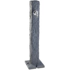 Garantia Gartenspringbrunnen - Natursteinoptik, 100cm, Dunkelgrau
