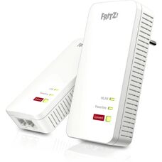 Fritz! Powerline 1240 AX Set Wi-Fi - 1200 Mbit/s, Wi-Fi 6 GHz, Ethernet LAN, Bianco