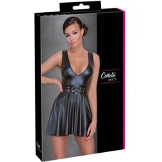 Cottelli Collection Black Flared Dress with Straps - Dress