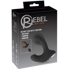 Rebel Merkki RC Butt Plug - 3 Toimintoa, Pumppu & Vibro