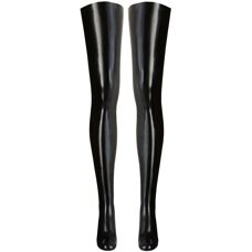 The Latex Collection Latexstrümpfe schwarz - Schwarz