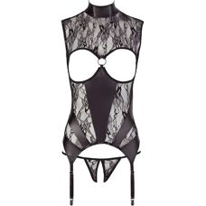 Abierta Fina Brustfreies Strapshemd - suspender shirt