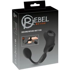 Rebel Silikoni Cock Ring ja RC Anali Plug - Aikuisten lelu