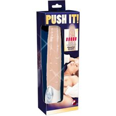 You2Toys Push it! Vibrator mit Stoßfunktion - 27,5cm, Hautfarben