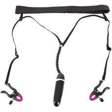 Bad Kitty Svarta Vibrator String - String med Vibrator