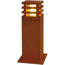 SLV RUSTY SQUARE 40 - Rostiges Stahl-Outdoor-Stehleuchte