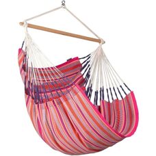 La Siesta Habana Flamingo - Hängestuhl aus Bio-Baumwolle
