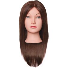 Efalock Julia Hairdressing Head - Natural Hair Mix