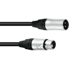 Neutrik DMX Kabel - 10m - XLR 3-pol - Schwarz - DMX Kabel