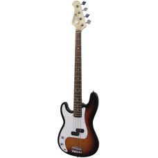 Dimavery PB-320 E-Bass - Venstrehåndsmodel - Sunburst - Bas