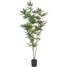 Europalms Kunstig hampaplant - Grøn, 120cm, Dekorativ
