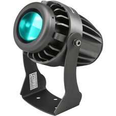 EuroLite LED IP PST-10W türkis - LED-Pinspot - Außen IP65