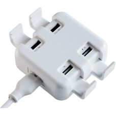 FeinTech NLG00500 USB ładowarka - Szybkie ładowanie - Biała