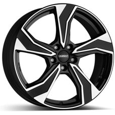 Dezent Kb Dark 7x16 lättmetallfälg - Svart/polished