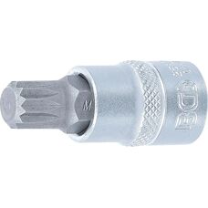BGS technic Soquete de impacto - Perfil de impacto M12, encaixe de 10 mm, comprimento 48 mm