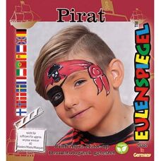 Eulenspiegel 204023 - Set Trucco Pirata - Kit di Trucco per Maschere