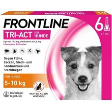 Frontline Tri-Act Zecken- & Floh-Tropfen für Hunde 5-10kg