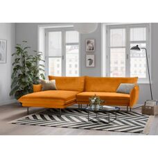 Nordic Interior Stine L-Form Gold Samtsofa - Sofa