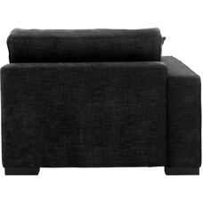 Guido Maria Kretschmer Skara Modularsofa - Grau Samtvelours, Armlehne links