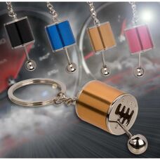 Växellåda Nyckelring - Orange - Keychain - Gear Shift - Car Enthusiast Accessory