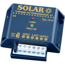IVT Solar Laderegler mit Tiefentladeschutz - 12V/24V - 4A