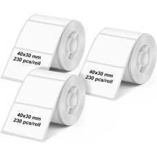 Olympia 6321 Selbstklebende Etiketten - Weiß - Rolle