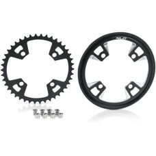 XLC řetězové kolo - 42 zubů, 104mm, CNC hliník - Černé