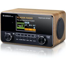 Albrecht DR 865 Tragbares Digitalradio - Schwarz, Holz