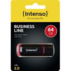 Intenso Clé USB 64GB - USB Type-A, Noir/Rouge