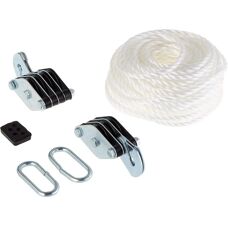 CONNEX DY270865 Polia - 180 kg, 2,20 m de Altura, Corda de Polipropileno