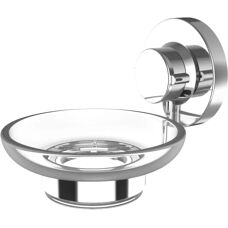 Conmetall Acier inoxydable Verre Support à savon 3-en-1 - Publicité