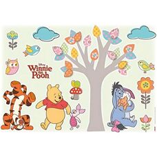 Komar Winnie the Pooh Wall Decal - Kids Nature Scene