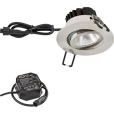 EVN Lichttechnik LED Einbauleuchte - Edelstahl, 8.4W, Schwenkbar - Innen/Außen