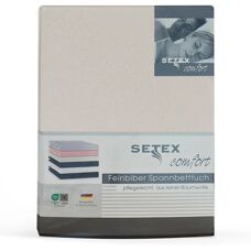 SETEX Fitted Sheet - Feinbiber - 140x200 cm - Bed Cover