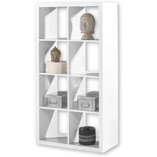 Weiße Moderne Raumteiler Regal - Raumteiler Regal