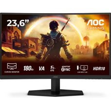 AOC G4 C24G42E Monitor - 23,6" Full HD VA, 180Hz, Ívelt