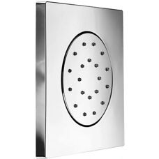 Herzbach Living Spa Seitenbrause - Quadrat, Regen, Chrom