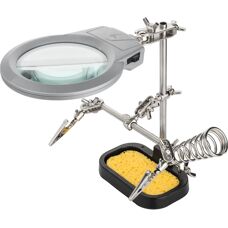 Goobay 51226 Lötzubehör - Lupe, Halter, LED, Metall