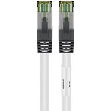 Goobay 55127 Netværkskabel - Cat8.1, S/FTP, Hvid - 5m
