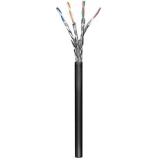 Câble réseau extérieur CAT 6 S/FTP noir
