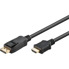 Goobay 64836 HDMI DisplayPort Adapter - 2m Schwarz